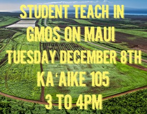 GMO teach in flyer